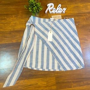 🆕By Together Sydney striped skirt